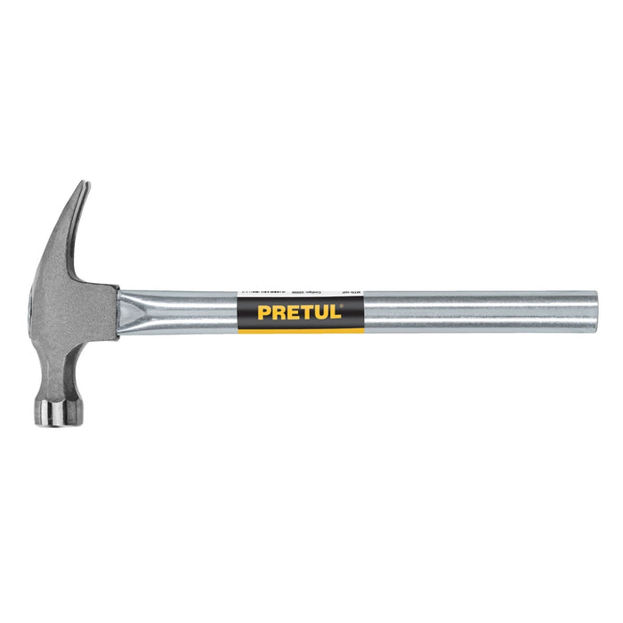 Martillo uña recta 16 oz, mango tubular, Pretul 20596 MTR-16P