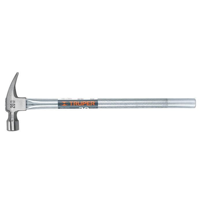 Martillo tubular pulido 20 oz alojamiento imantado uña recta 16661 MTR-20X