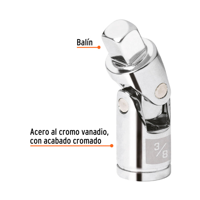 Nudo universal para dados con cuadro de 3/8', Truper 13669 N-5270