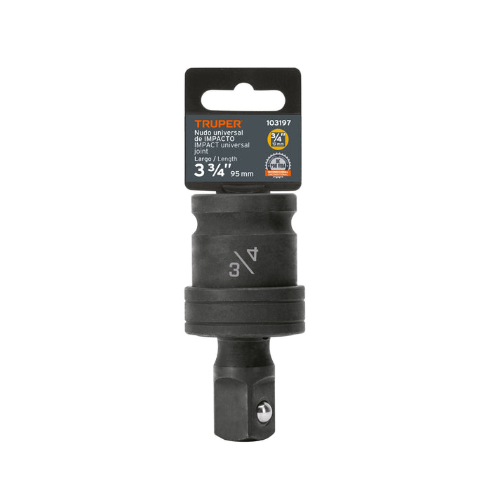 Nudo universal para dados de impacto cuadro 3/4', Truper 103197 NI-5670