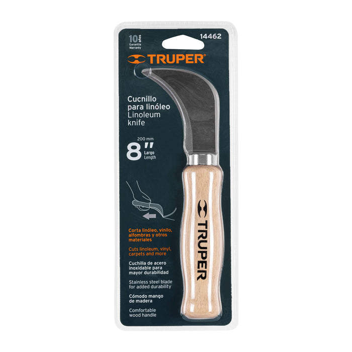 Cuchillo 7-1/2' para linóleo, Truper Código: 14462