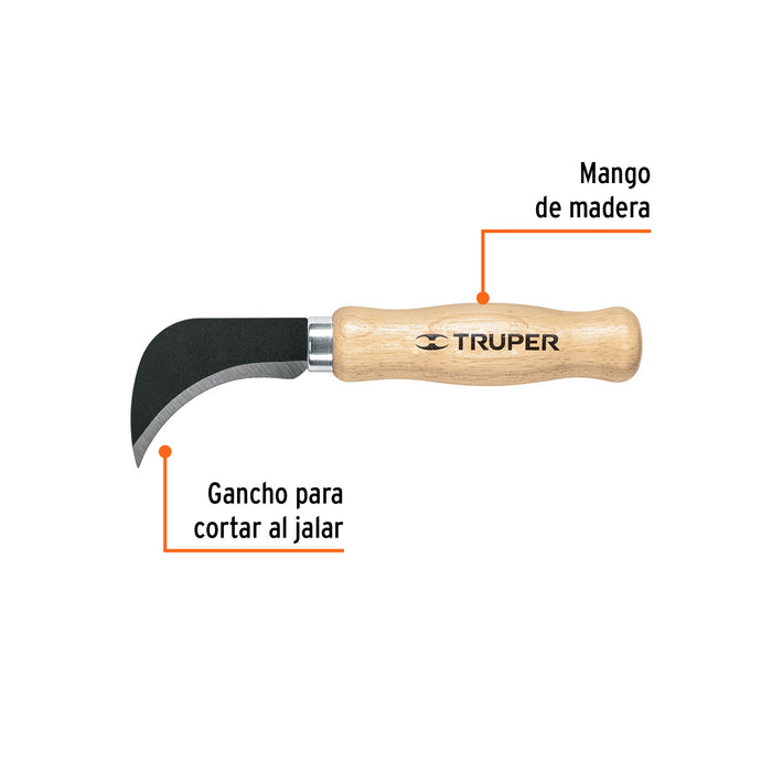 Cuchillo 7-1/2' para linóleo, Truper Código: 14462