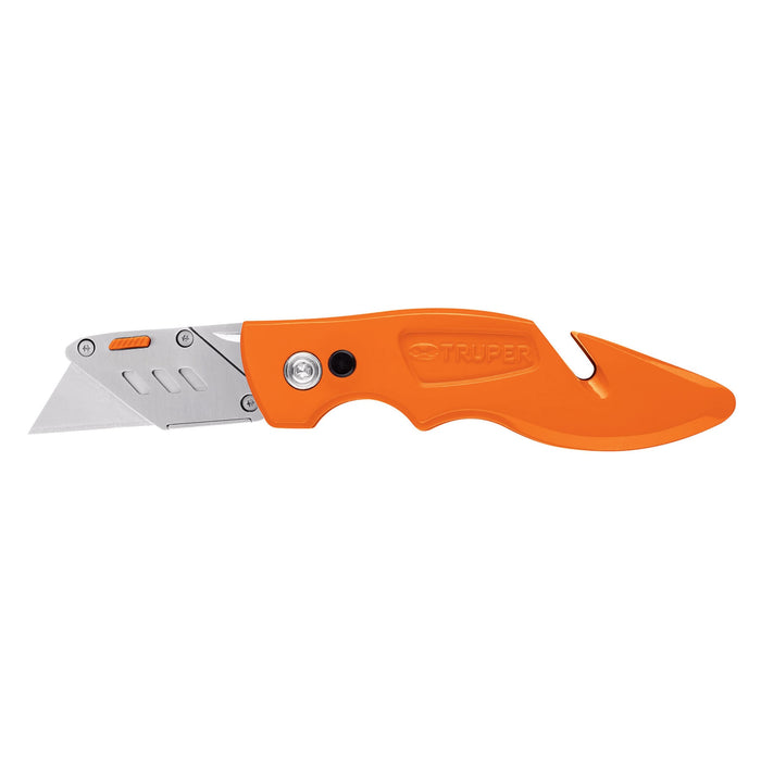 Navaja abatible 7' cuerpo de aluminio y acero inox, Truper 17025 NV-7X