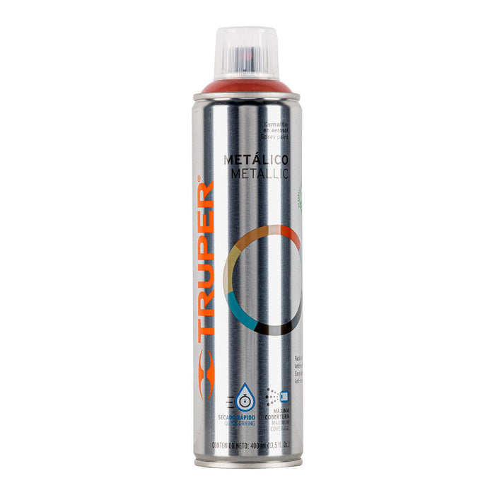 Pintura en aerosol, cobre metálico, bote esbelto, 400 ml 19067 PAM-CO