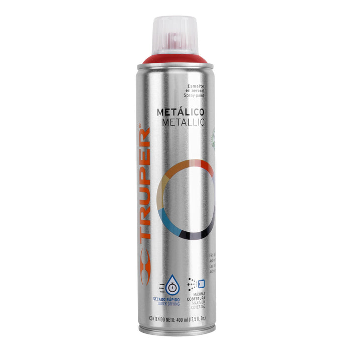 Pintura en aerosol, rojo metálico, bote esbelto, 400 ml 12779 PAM-RO