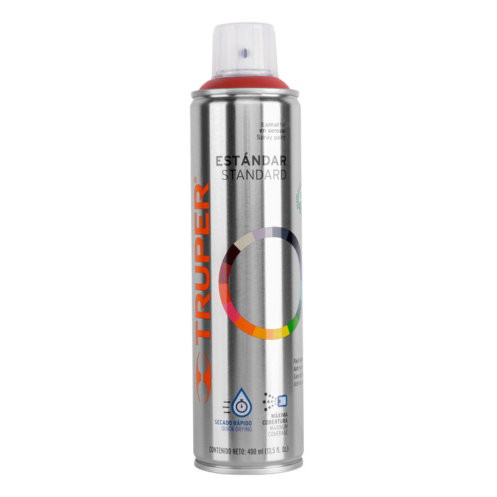 Pintura en aerosol, rojo primario, bote esbelto, 400ml 19055 PAP-RO