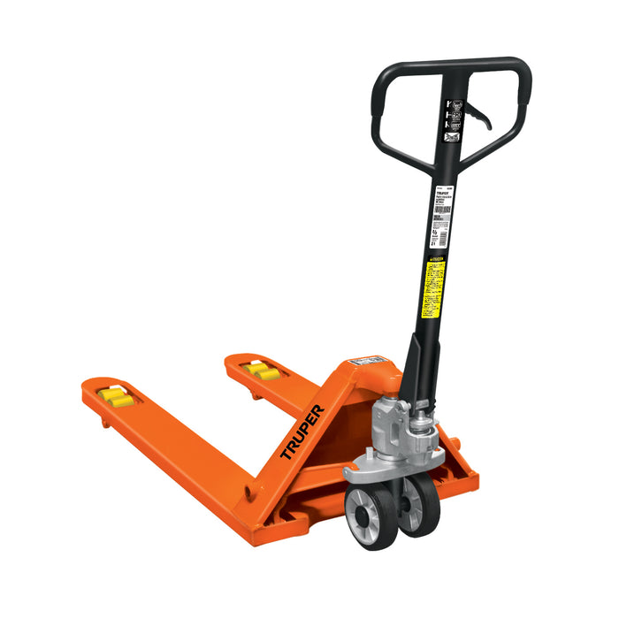 Patín traspaleta 2 ton con ruedas de hule/poliuretano 15081 PAT-2HU