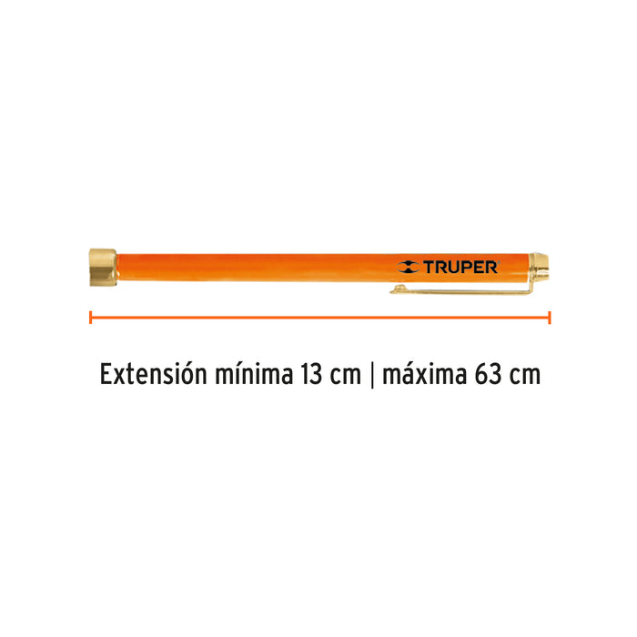 Imán extensible de acero inoxidable, 1.5 kg, Truper 14140 PICK-UP