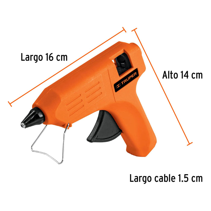 Pistola eléctrica para silicón de 1/2', 220 V, Truper Código: 100796