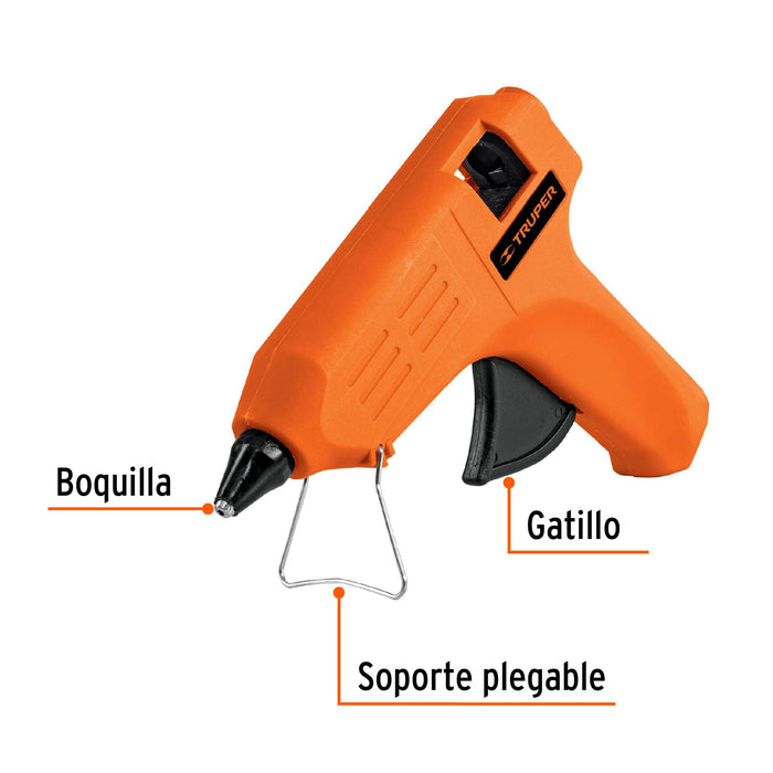Pistola eléctrica para silicón de 1/2', Truper Código: 17536