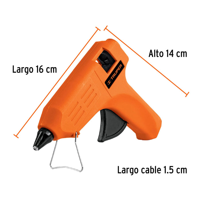 Pistola eléctrica para silicón de 1/2', Truper Código: 17536