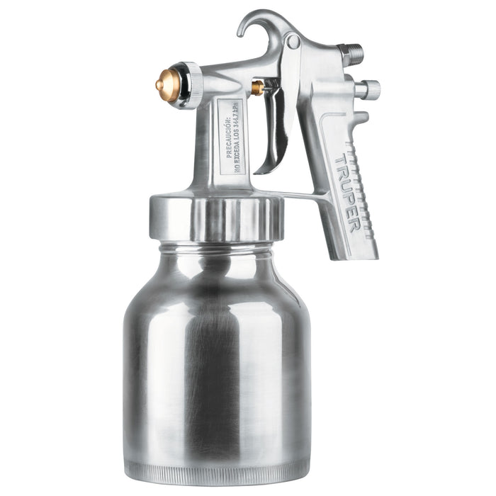Pistola p/pintar baja presión, pulida, entrada sup, Truper 14036 PIPI-210