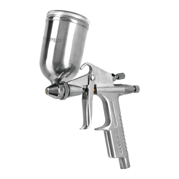 Pistola compacta p/retoque LVMP vaso alum, 0.5 mm, Truper 11098 PIPI-400