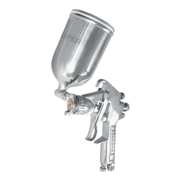 Pistola p/pintar gravedad LVMP vaso aluminio, 1.4 mm, Truper 11095 PIPI-420