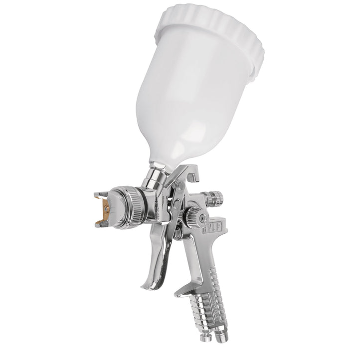 Pistola p/pintar gravedad HVLP vaso plástico, 1.4 mm, Truper 12128 PIPI-440