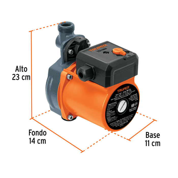 Bomba presurizadora 1/6 HP, Truper Código: 14635