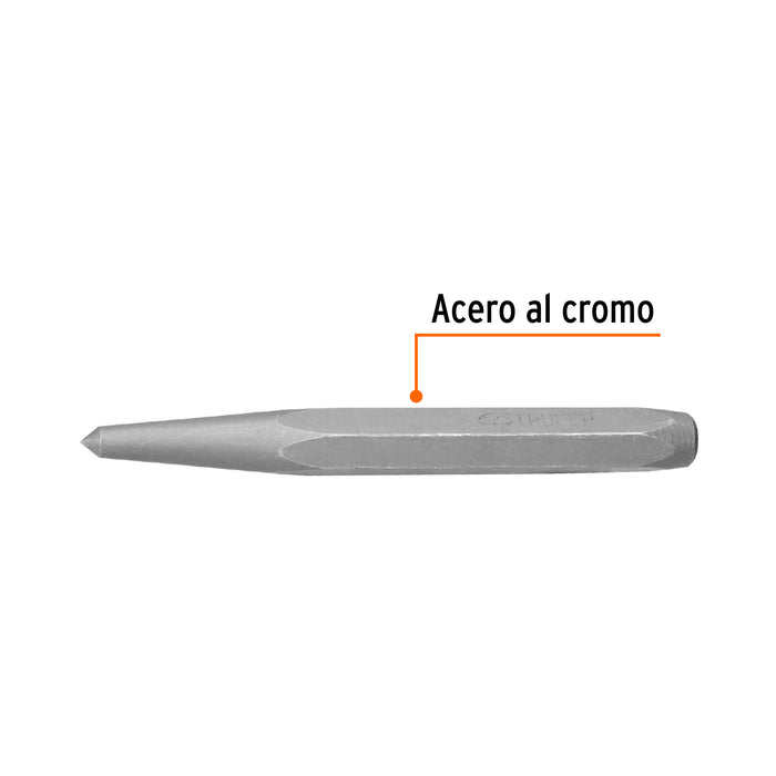 Punzón 5/8' para barrenar, largo 6-1/8', Truper Código: 12223
