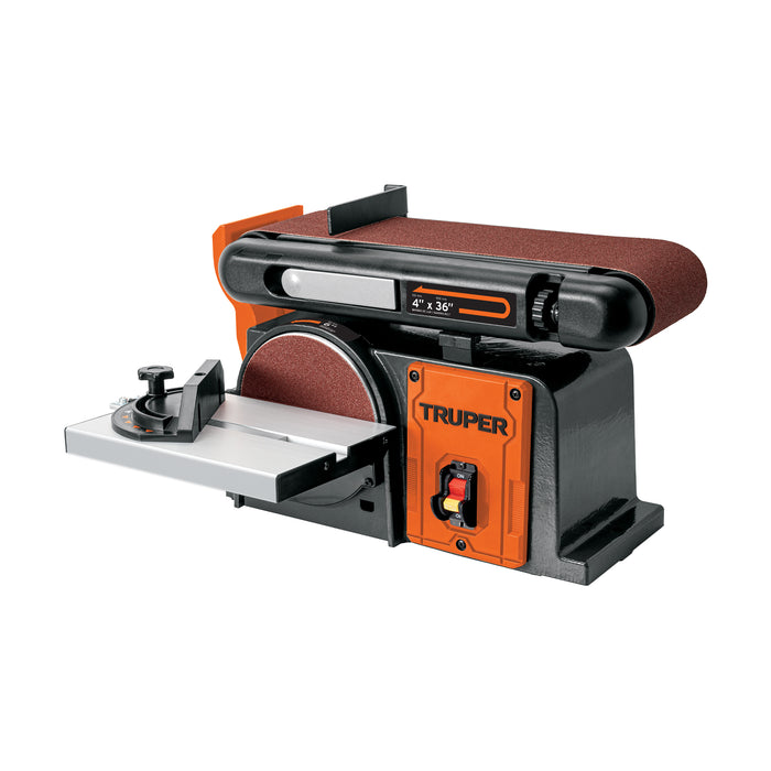 Lijadora de banda y disco 4 x 6', 1/2 HP (375 W), Truper 12110 PUL-4X6T