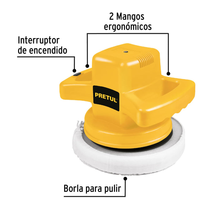 Pulidora 10' 110 W, Pretul 26400 PULA-P