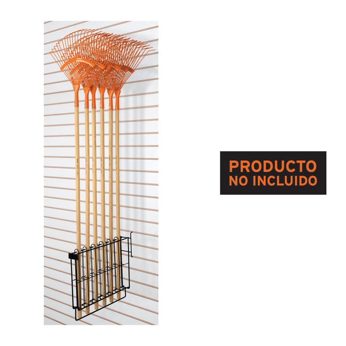 Rack para escobas metálicas, Truper 50216 R-EM