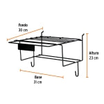 Rack para sierra circular, universal, Truper 50336 R-MAQ-U