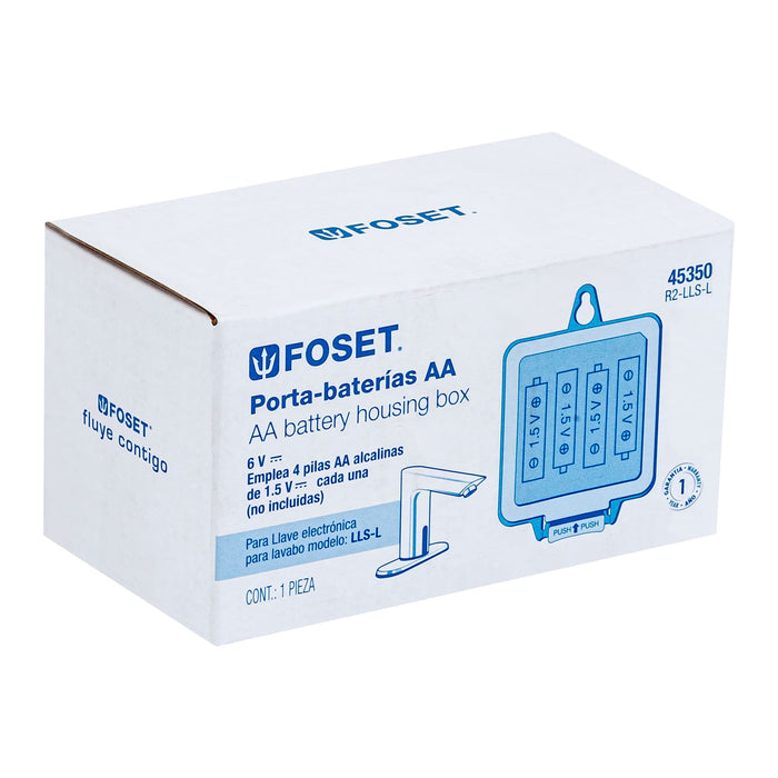 Caja porta pilas para llave de sensor LLS-L, Foset 45350