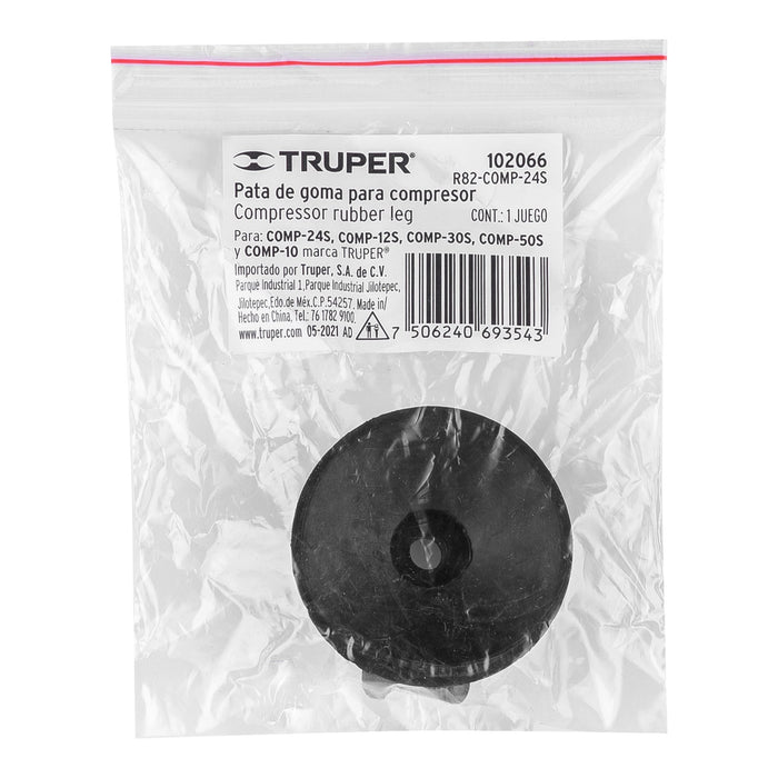 Compresor libre de aceite compacto 24L, 2-2/3HP 127V Truper 13830 COMP-24S