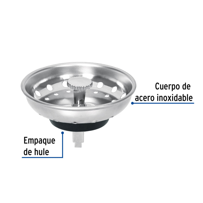 Canastilla inox para contracanasta 3-1/2', Foset 48021