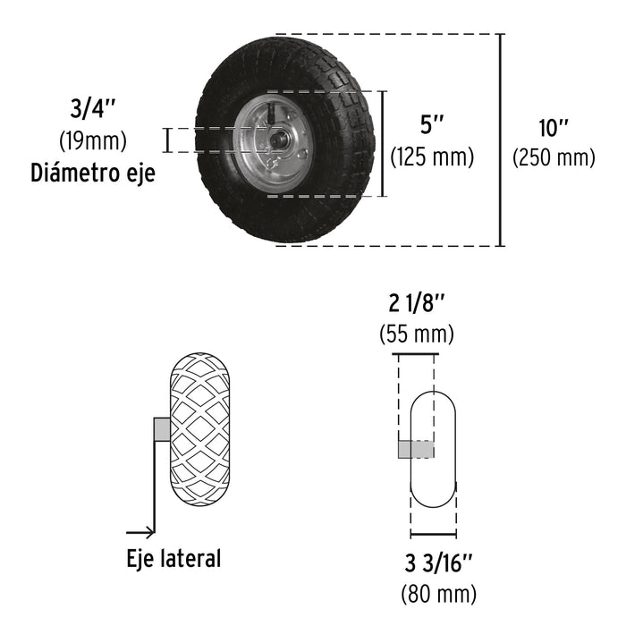 Revolvedora de cemento a gasolina 160 L, 1/2 saco, Pretul 28147 RECE-160P
