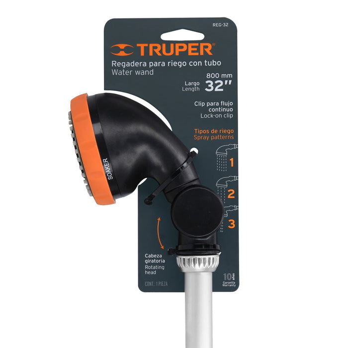 Pistola para riego tipo regadera de 32', Truper 10325 REG-32