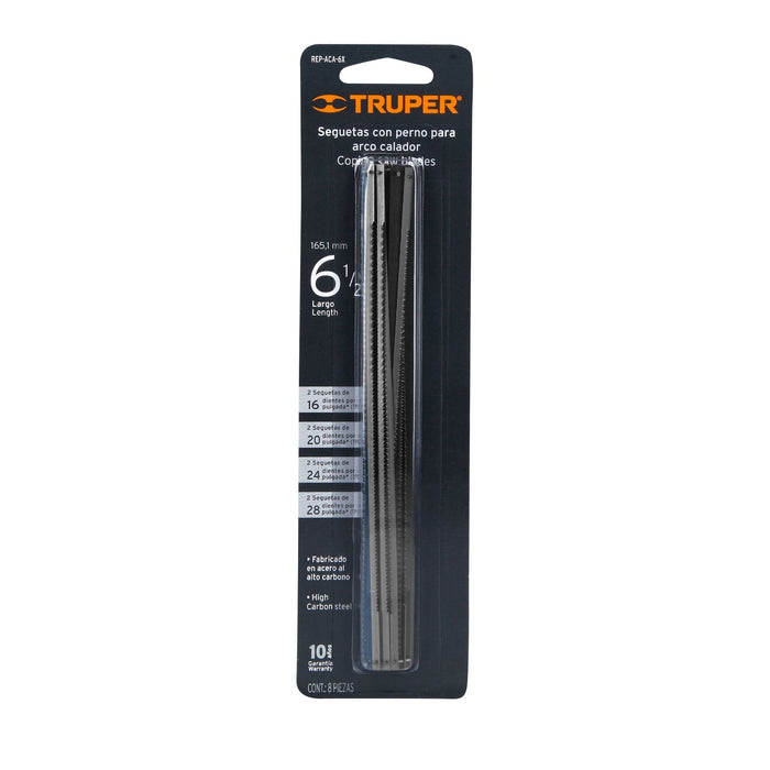 Arco calador con 5 seguetas de 6-1/2', Pretul 20000 ACA-6