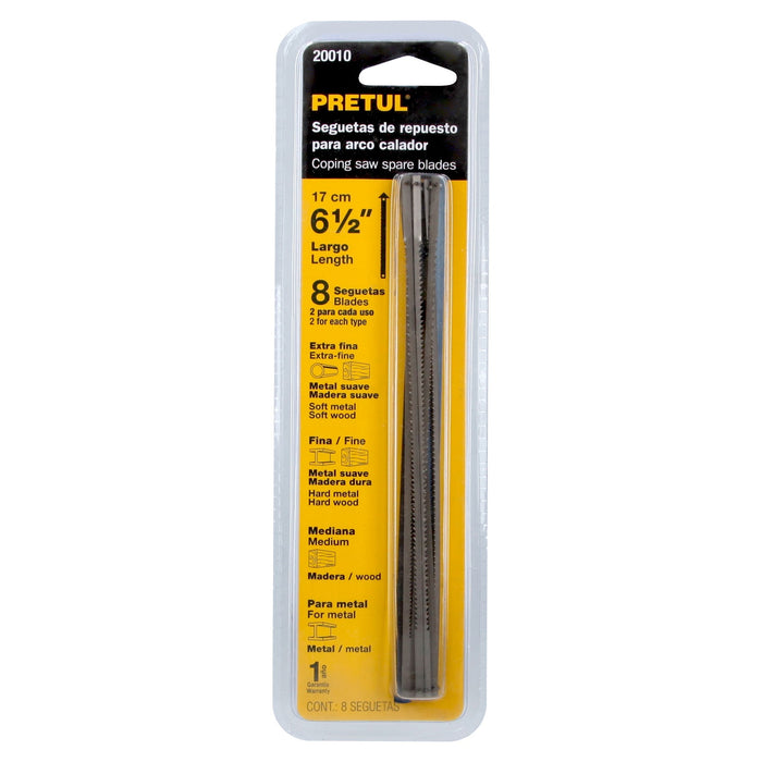 Arco calador con 5 seguetas de 6-1/2', Pretul 20000 ACA-6