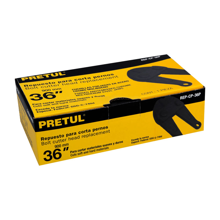 Cuchillas de repuesto para cortapernos 36', Pretul 20955 REP-CP-36P