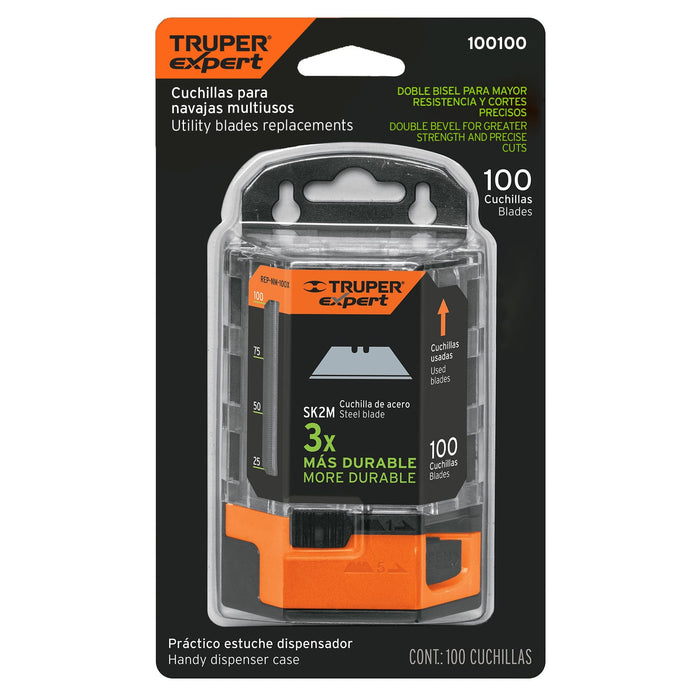 Dispensador con 100 cuchillas para NV-7X y NM-6, Expert 100100 REP-NM-100X