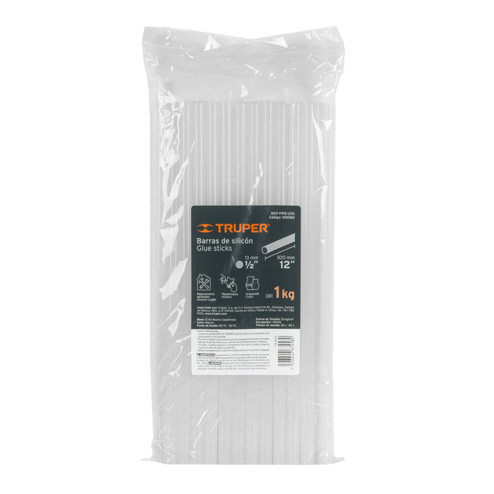 Bolsa con 1 kg de barras de silicón de repuesto p/PIPE-1/2 Código: 100080