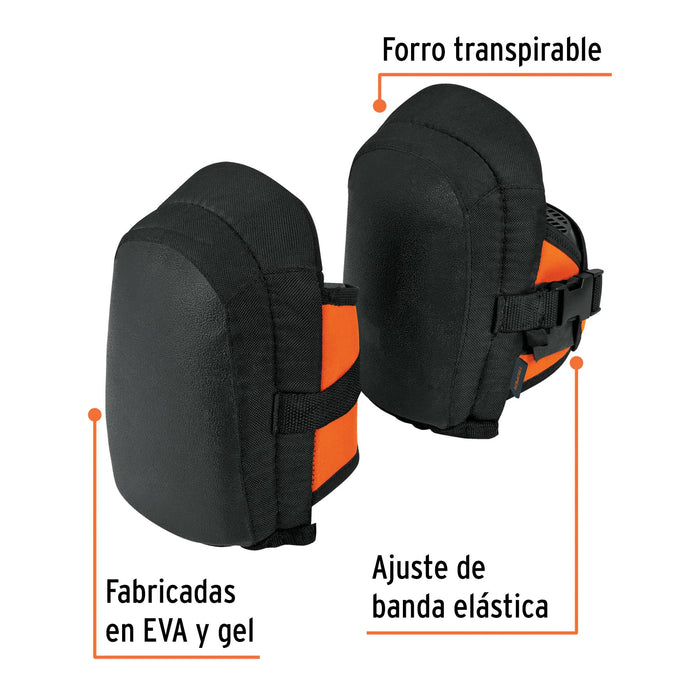 Rodilleras ligeras de gel y EVA, Truper Código: 12951