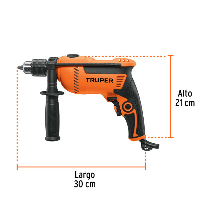 Rotomartillo 1/2' 750 W, profesional, Truper Código: 14658