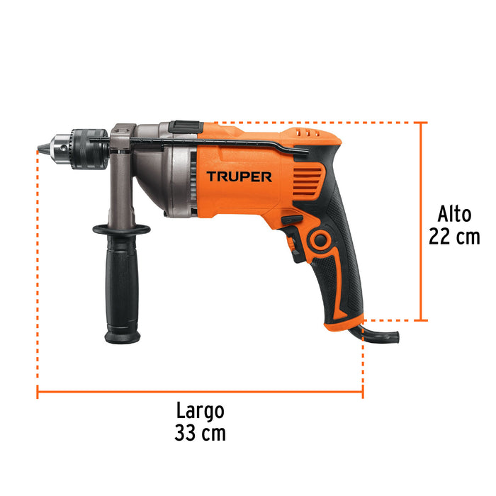 Rotomartillo 1/2' 850 W, profesional, Truper Código: 14659
