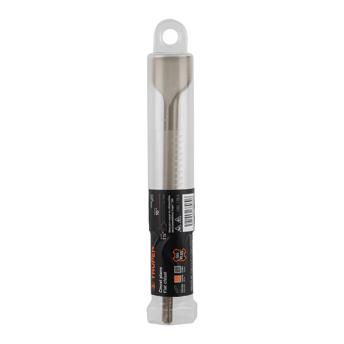 Cincel plano grueso SDS Plus 1-1/2' x 10', Truper 12097 SDS-C2