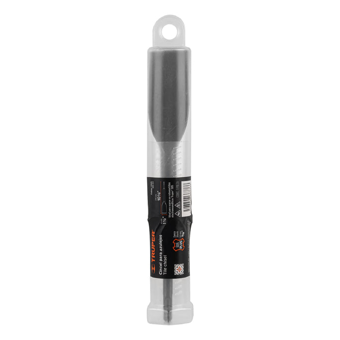 Cincel para azulejo SDS Plus 1-1/2' x 10-1/2', Truper 13925 SDS-C3