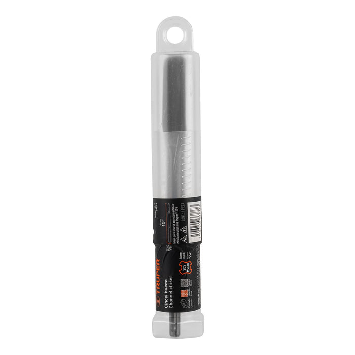 Cincel hueco para acanalado SDS plus 3/4' x 10', Truper 13927 SDS-C4