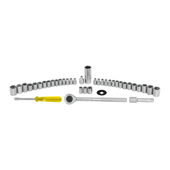 Juego de 39 herramientas 1/4' y 3/8' para mecánico, Pretul 24220 SET-39