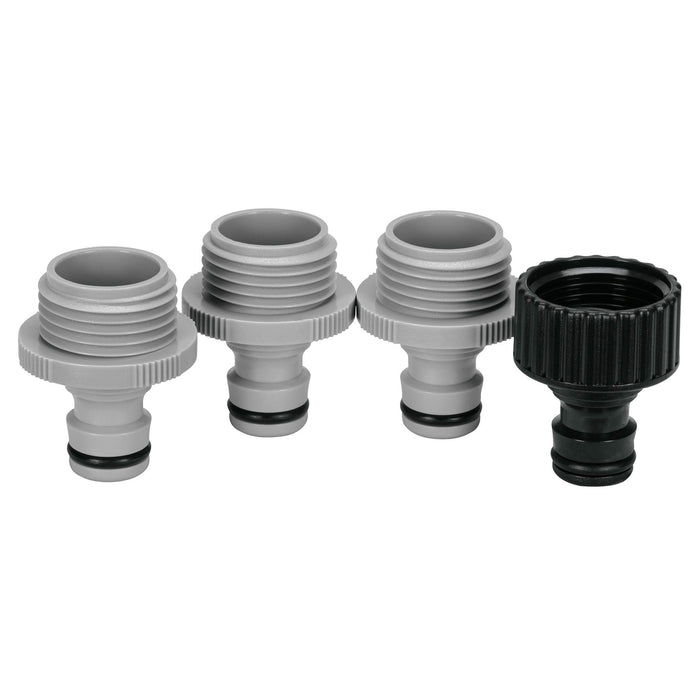 Set de 4 adaptadores para conectores click, Truper 12730 SET-4AD