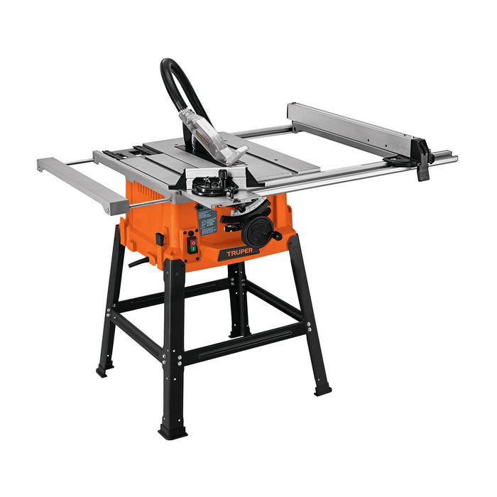 Sierra de mesa 10', 2-1/2 HP (1900 W), con base, Truper 101796 SME-10B