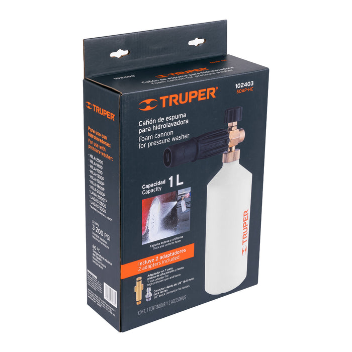 Dispensador con cañon lanza espuma para hidrolavadora 102403 SOAP-HC