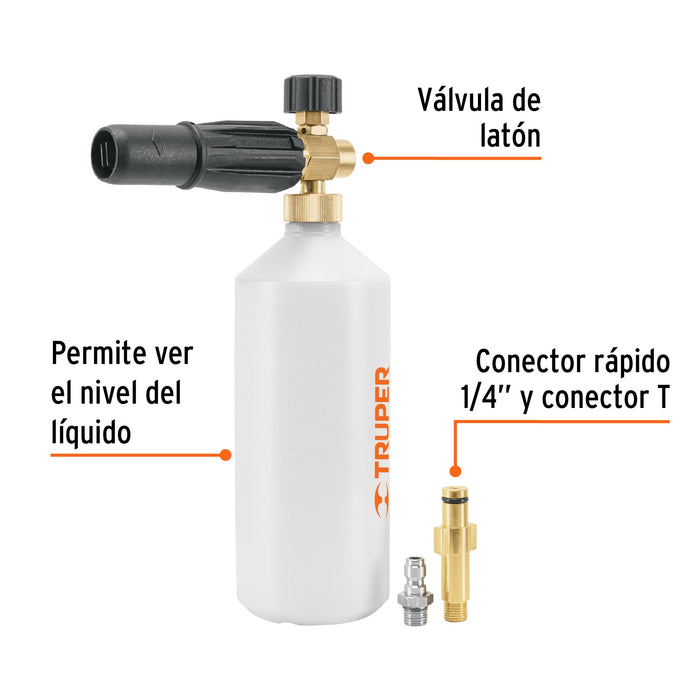 Dispensador con cañon lanza espuma para hidrolavadora 102403 SOAP-HC