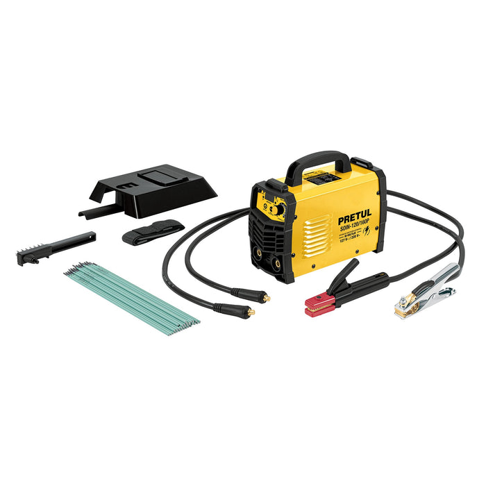 Soldadora inversora, 160 A, Bi-voltaje 127/220 V, Pretul Código: 29960