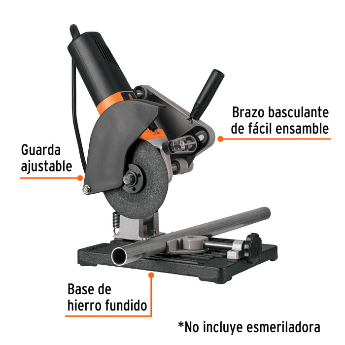 Soporte para esmeriladora angular de 4 1/2', Truper 102273 SOP-E45