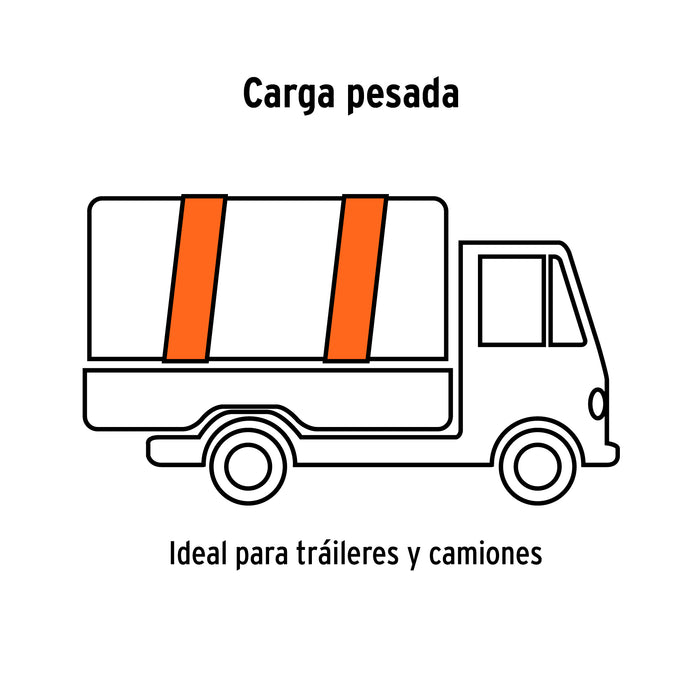 Sujetador con matraca carga máxima 6000 kg, Truper 10313 SU-6000