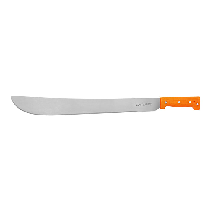 Machete estándar 20' cacha naranja remachada, Truper 15886 T-460-20P